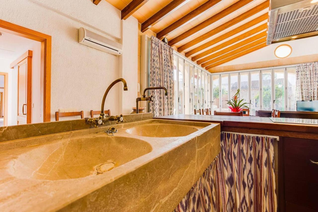 サ・ポブラ Ca Na Pessina,Con Piscina Privadaヴィラ エクステリア 写真